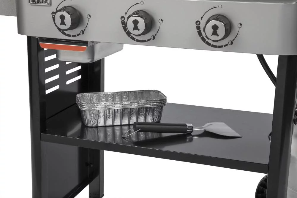 Weber 28in 3 Burner Liquid Propane Outdoor Griddle Black