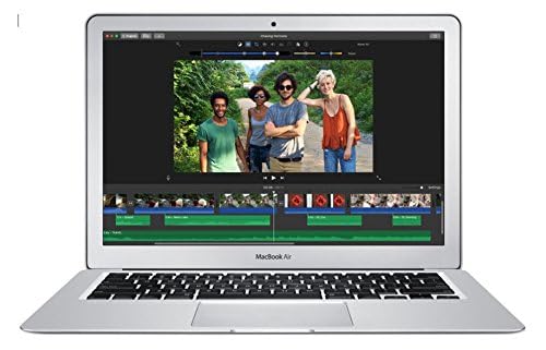 Apple Macbook Air 2017 with 1.8GHz Intel Core i5 (13-inch, 8GB RAM, 128GB SSD Storage) (QWERTY English) Silver (Renewed)