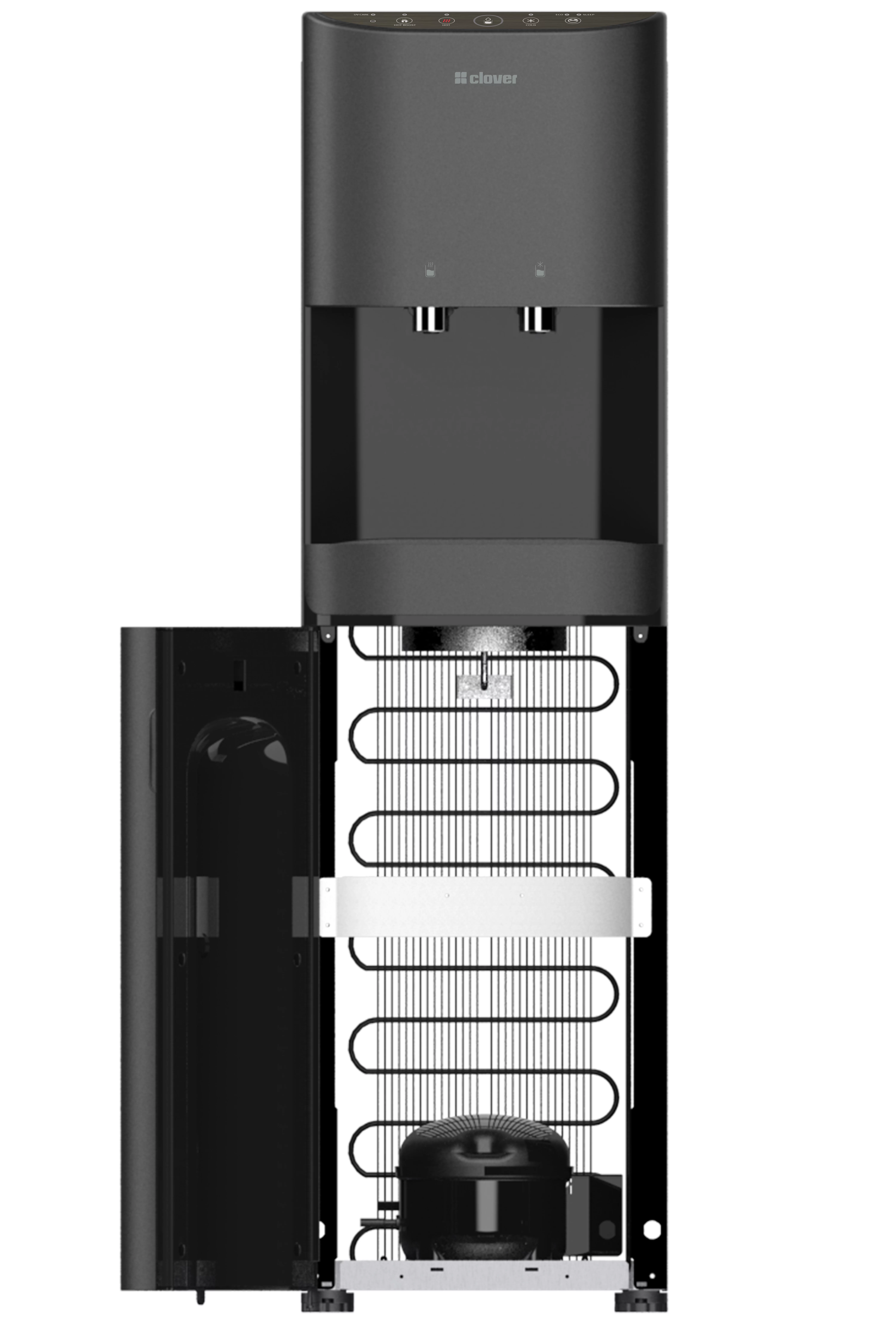 Clover D25 Point of Use High Capacity UV LED D25 Hot and Cold Water Dispenser With Reverse Osmosis System