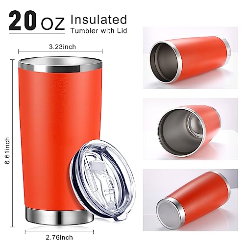 Sieral 36 Packs Stainless Steel Tumbler Bulk with Lid Vacuum Double Wall Insulated Travel Coffee Mug Powder Coated Tumbler Cup for Graduation Wedding