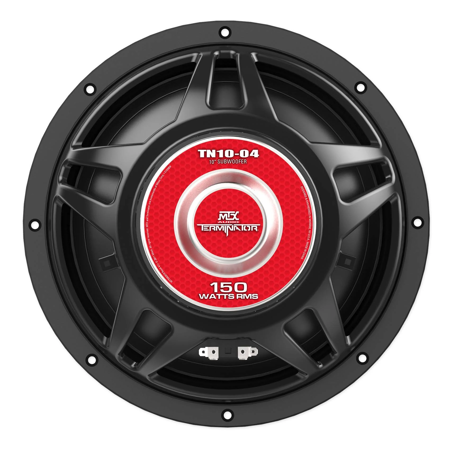 (2) MTX Terminator TN10-04 10” 600 Watt 4 Ohm Car Audio Subwoofers Subs