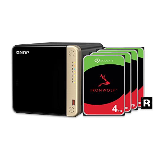QNAP TS-464-8G-US 4 Bay High-Performance Desktop NAS with Intel Celeron Quad-core Processor