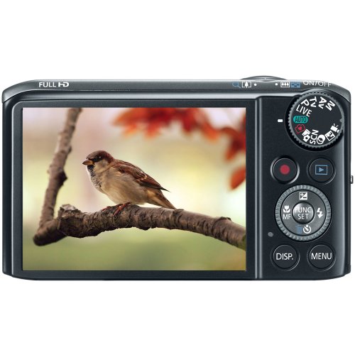 Canon PowerShot SX260 HS 12.1 MP CMOS Digital Camera with 20x Image Stabilized Zoom 25mm Wide-Angle Optical Lens and 1080p HD Video (Red)