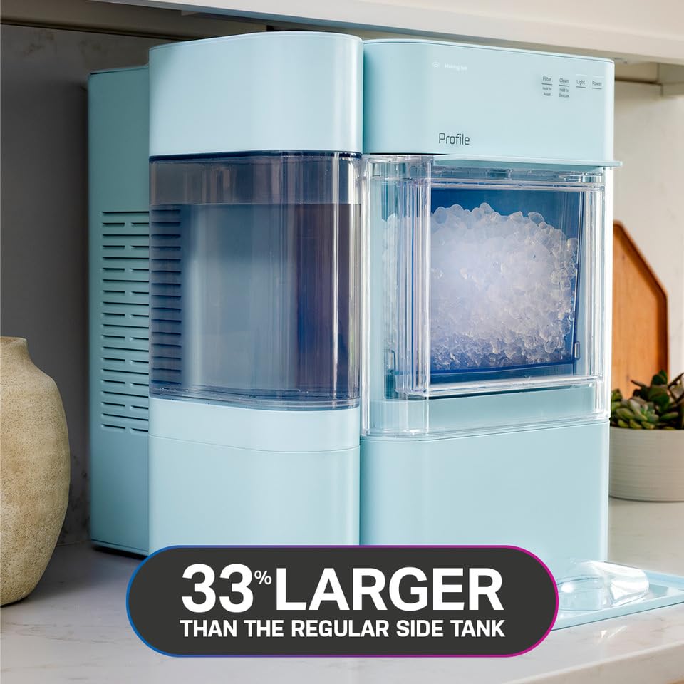 GE Profile Opal 2.0 XL with 1 Gallon Tank, Chewable Crunchable Countertop Nugget Ice Maker, Scoop included, 38 lbs in 24 hours