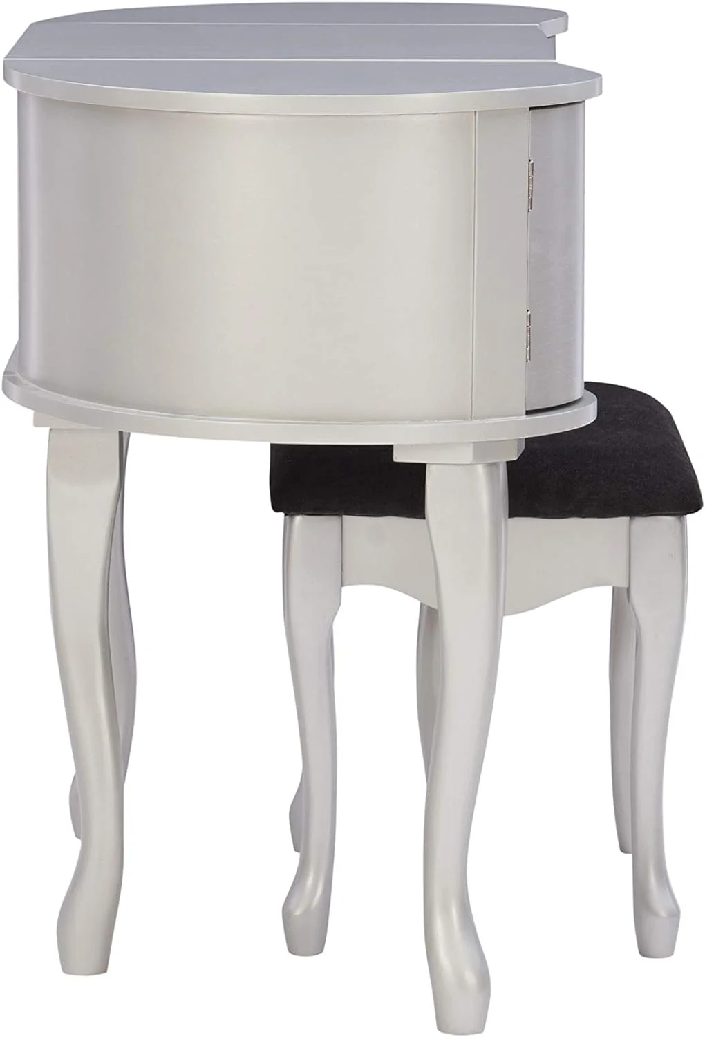 Paloma Vanity Set, 30" X 40.5" X 19.25", Silver
