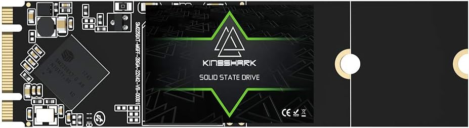 Kingshark Gamer SSD M.2 2280 1TB Ngff Internal Solid State Drive High Performance Hard Drive for Desktop Laptop SATA III 6Gb/s Includes SSD (1TB