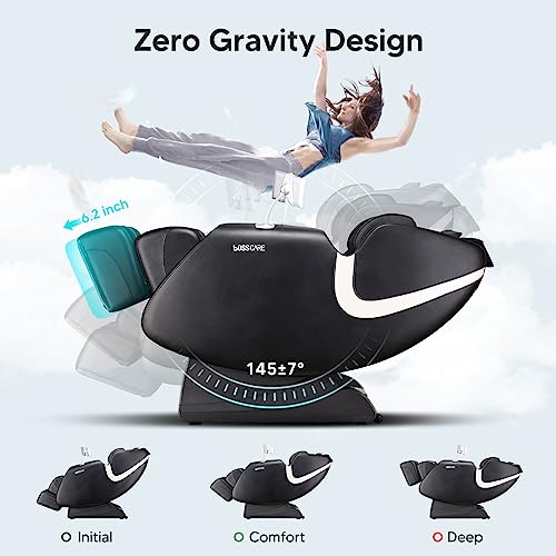 Full Body Airbag Massage Chair: 2025 Shiatsu Zero Gravity Massager Chairs - AI APP Control Back Heating