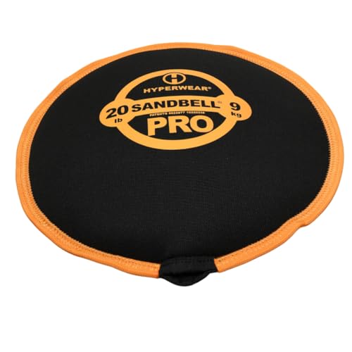 Hyperwear SandBell PRO Workout Sandbag Kettlebell Ships Pre-Filled Sizes 6-70 lbs