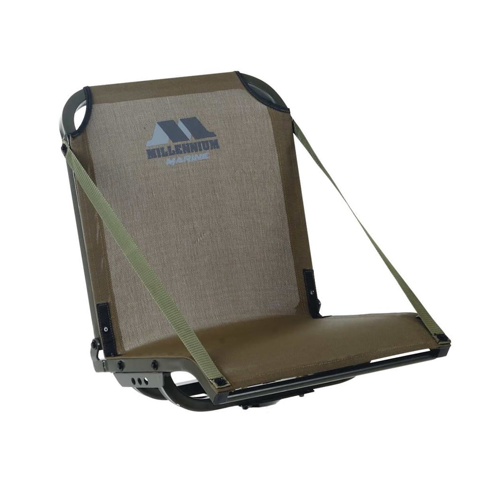 Two Millennium Marine B100 GREEN ComfortMAX Boat Seat + D200 SideKick Double Seat Pedestal