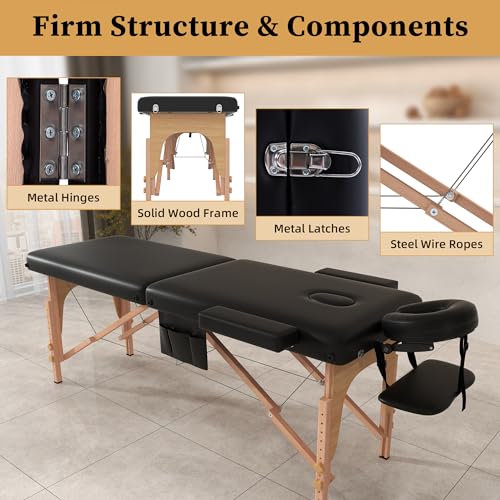 civama Massage Table Massage Bed Portable