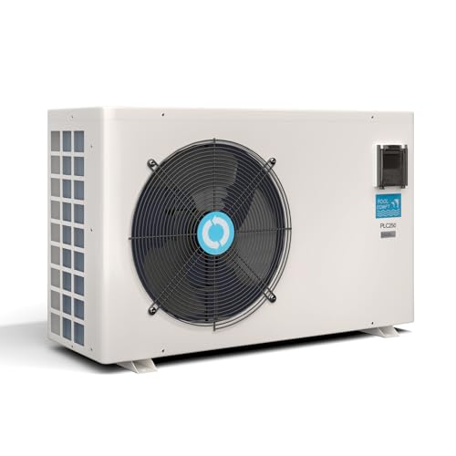 Swimming Pool Heat Pump, Pool Heater for In-Ground and Above Ground Pools, Max Output 37960BTU, Electric Heater Pump for Pools