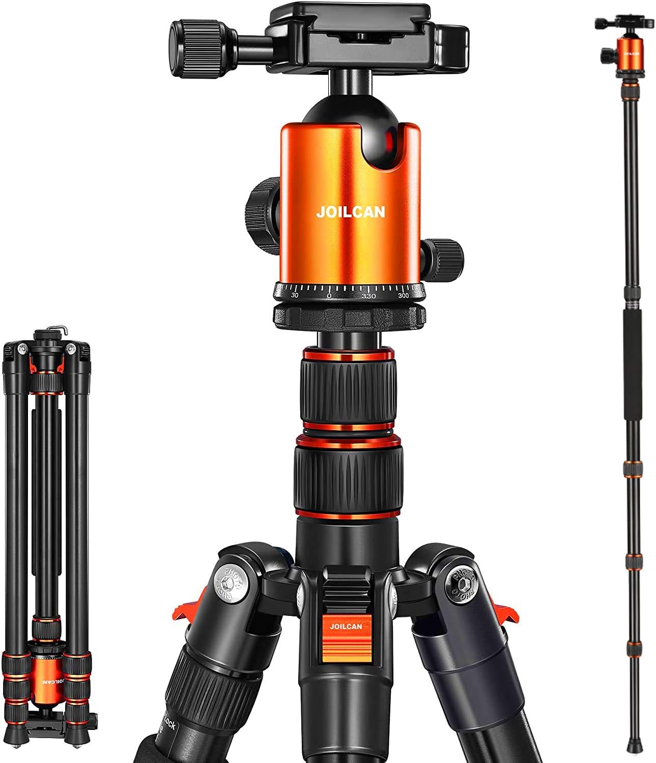 Victiv Joilcan 80-inch Tripod for Camera, Aluminum Tripod for DSLR,Monopod