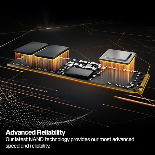 WD_BLACK 1TB SN8100 NVMe SSD Internal Solid State Drive - Gen 5 PCIe 5.0x4, M.2 2280, Seq. Read Speeds Up to 14,900 MB/s, Best for AI Applications