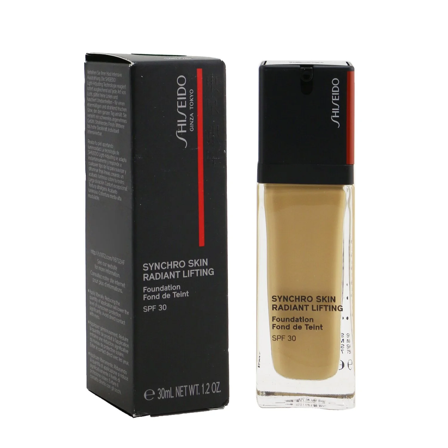Shiseido Synchro Skin Radiant Lifting Foundation SPF 30 - # 360 Citrine  30ml/1.2oz