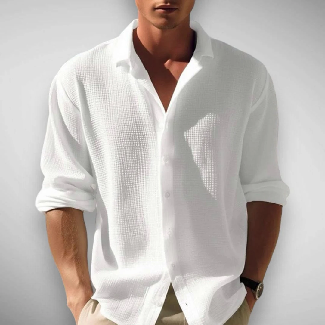 Mateo | Lightweight Casual Textured Shirt