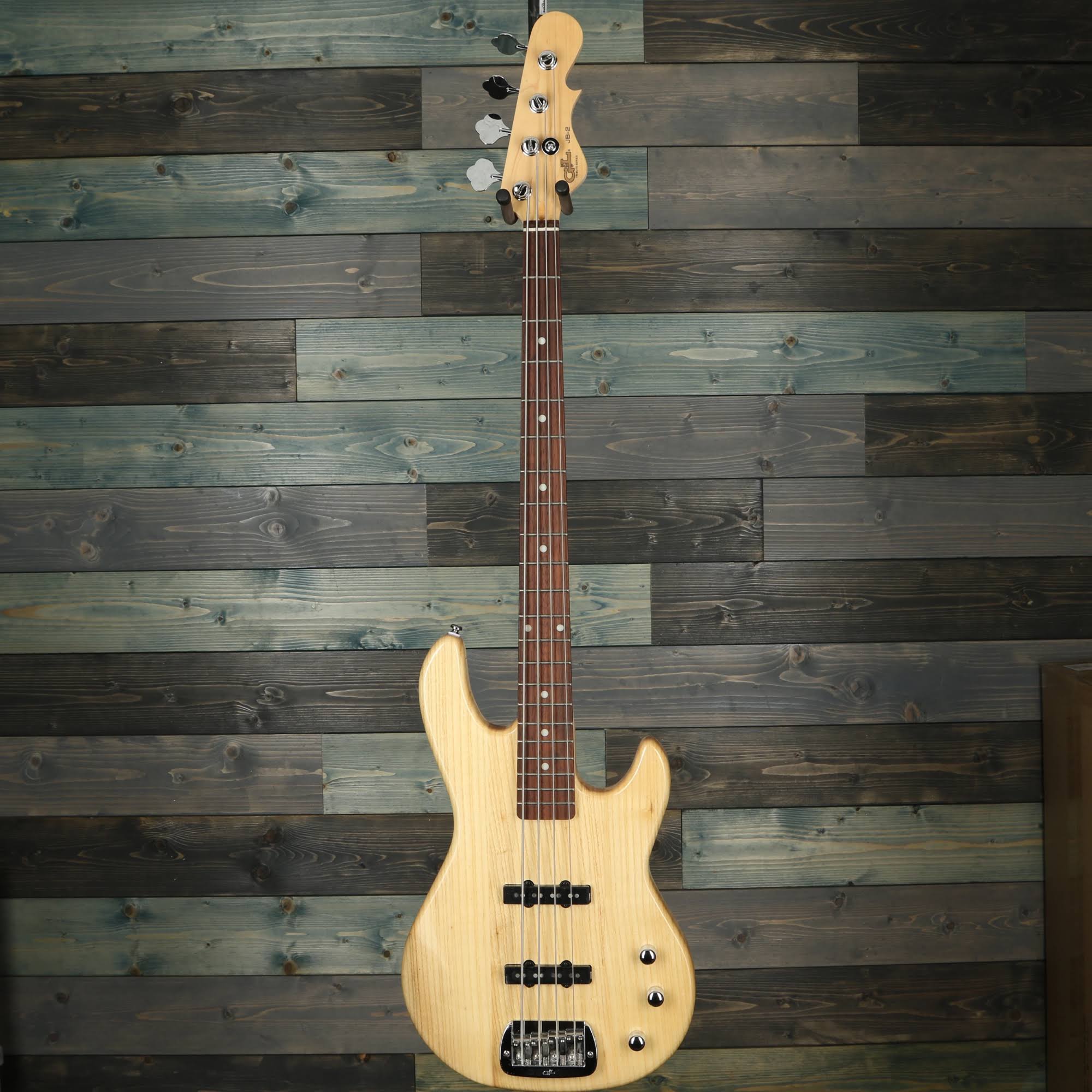 Gu0026L Tribute JB2 4-String Electric Bass Natural Gloss Rosewood Fretboard