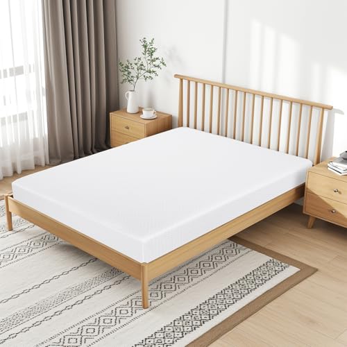 10 Inch Full Size Mattress with Gel Cooling Memory Foam, High-Density Base Foam Mattress with Removable Washable Cover, Certified Safe Foams & Fabric