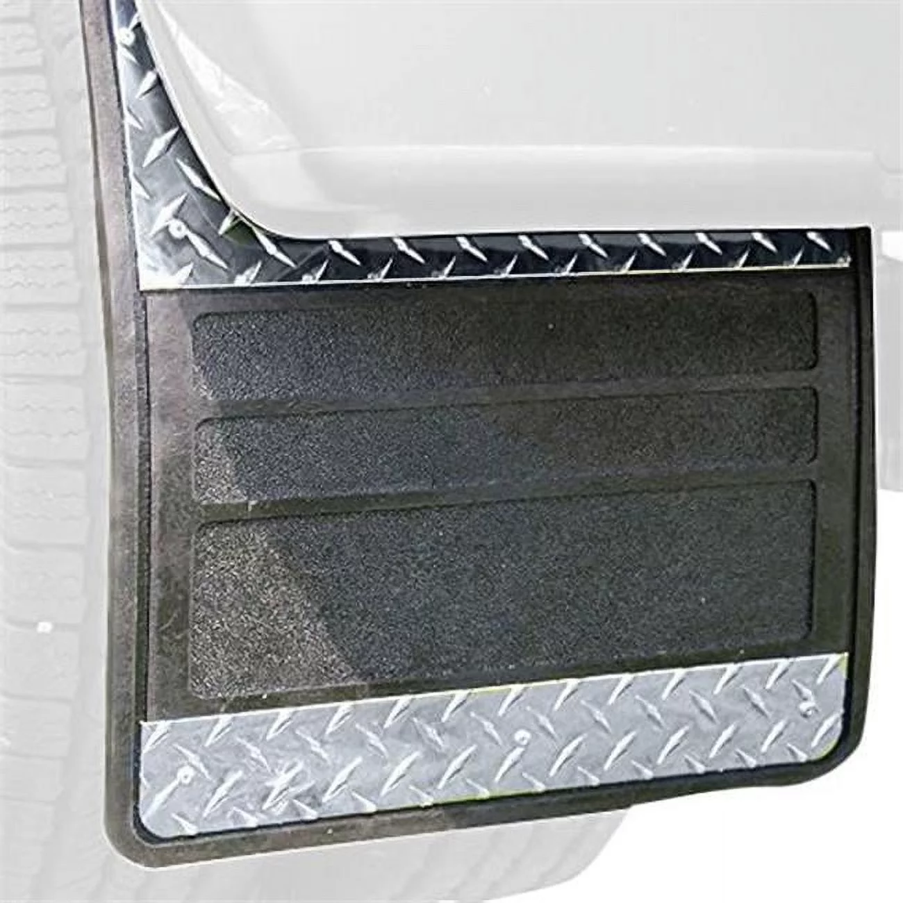 19 x 25 in. Classic Series Dually Wheel Rubber Mud Flap - Radiant Selections