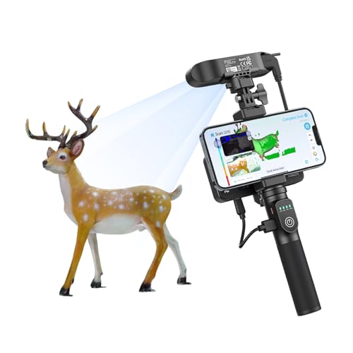 Creality CR-Scan Raptor Pro 3D Scanner for 3D Printing, 22+7 Blue Laser Lines, 30-60fps High Frame Scanning, 24-Bit Full-Color Scans