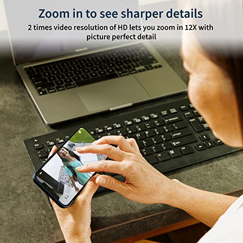 Arlo Pro 5S Spotlight Security Camera 2K HDR | Outdoor | Wireless | Dual-Band Wi-Fi Connects to Strongest Network |12X Zoom, 2-Way Audio, Siren