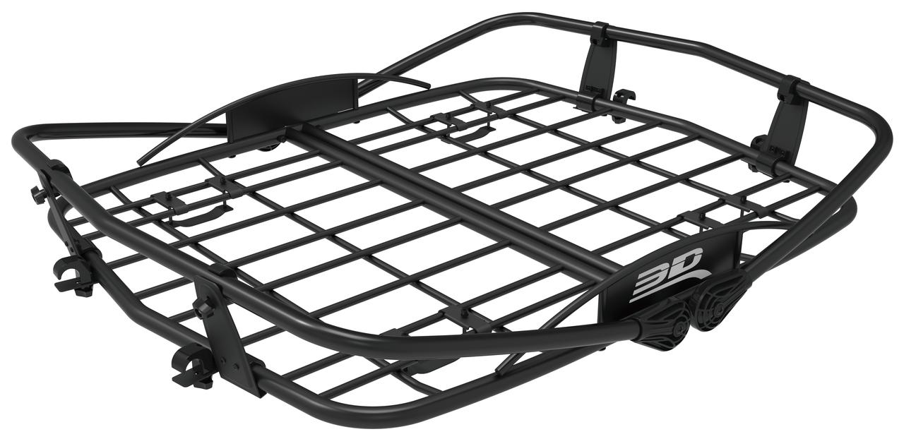 3D Maxpider Roof Basket 51.97" 42.72" X 8.19" Roof Basket Carbon Steel Painted Universal 6103L