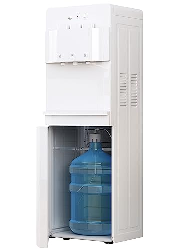 TABU Bottom Loading Water Cooler Dispenser, Hot & Cold Water Dispenser