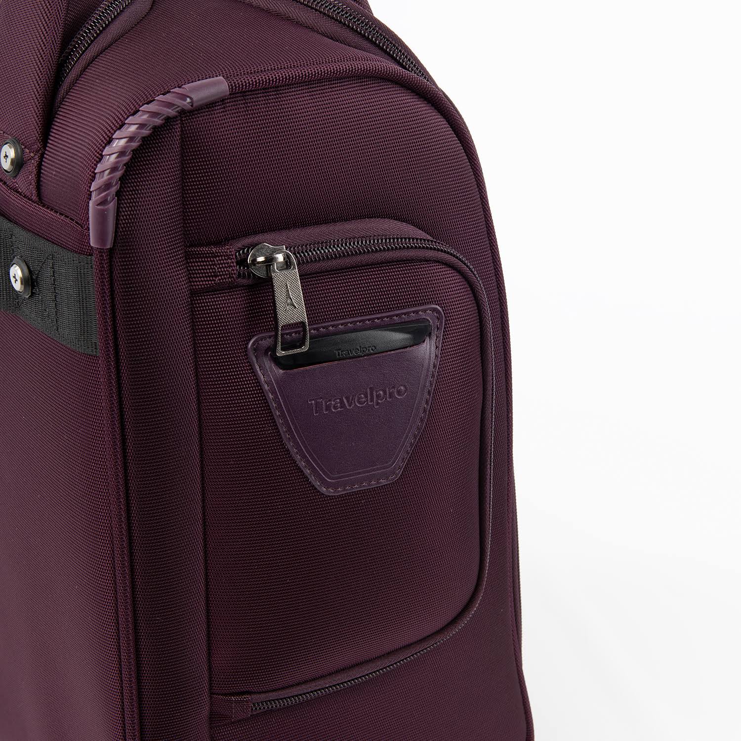 Travelpro Crew Versapack Rolling Underseat Carry-On (Perfect Plum)