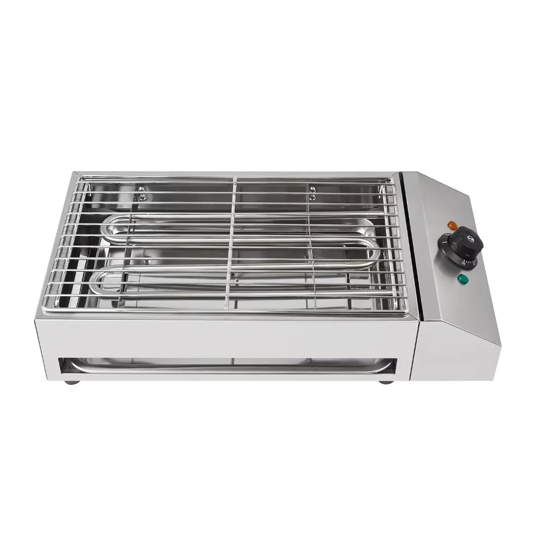 TFCFL Portable Electric Grill Stainless Steel Barbecue BBQ Cooking Griddle Smokeless