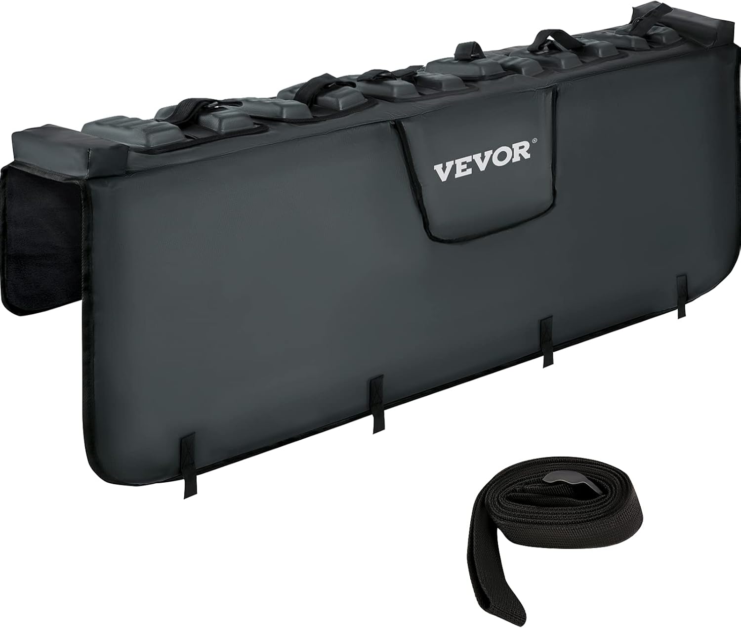 VEVOR Tailgate Pad for Bikes, Tailgate Protection Cover Carries UP to 6 Mountain Bikes, 63 Bike Pickup Pad for Pickup Truck, Upgraded