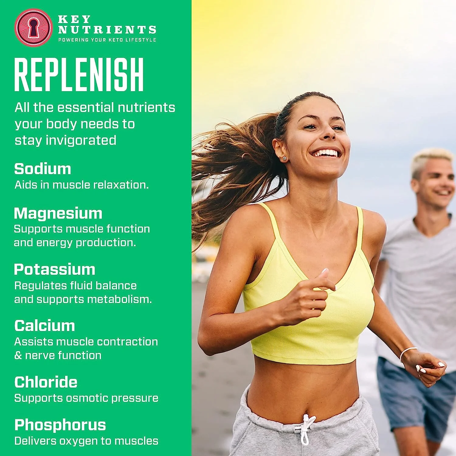 KEY NUTRIENTS Electrolytes Powder Packets - Refreshing Watermelon 40 Pack Hydration Packets - Travel Hydration Powder - No Sugar, No Calories