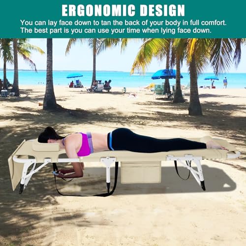 DoCred Folding Camping Cot with Mattress, 2 Pack Heavy Duty Folding Cot for Adults, Portable Sleeping Cot Bed Adults Outdoor Bed with Carry Bag