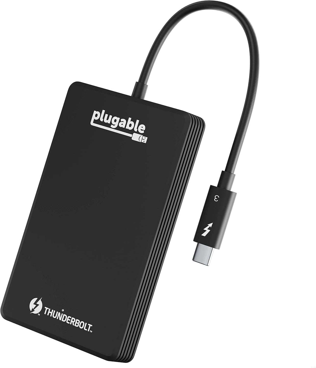 Plugable 2TB Thunderbolt 3 External SSD NVMe Drive (Up to 2400MBs/1800MBs R/W)