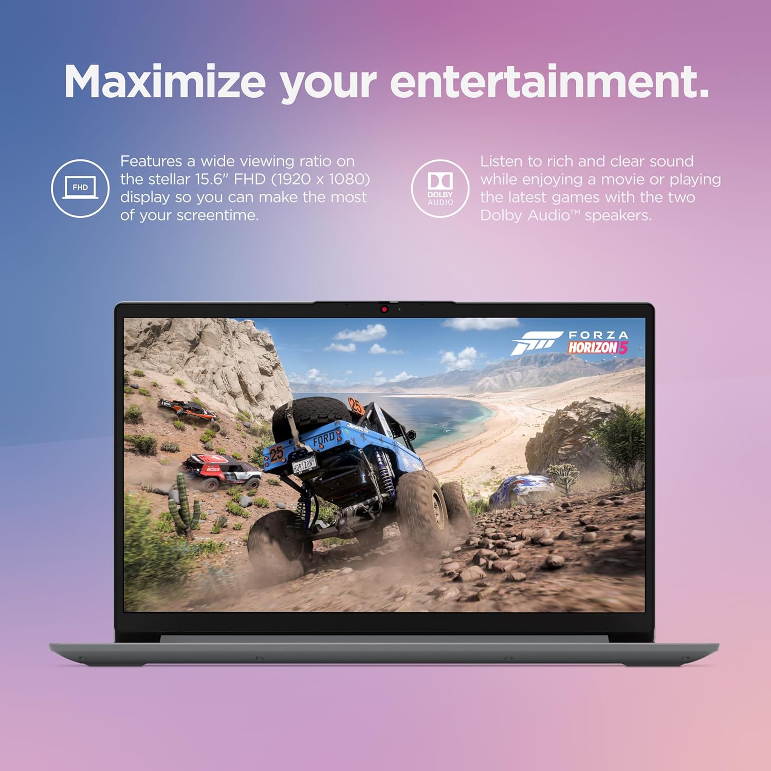 Lenovo IdeaPad 1i - (2023) - Everyday Laptop Computer - Windows 11-15.6" FHD - 4GB Memory - 128GB Storage - Intel Celeron N4500 - Cloud Grey