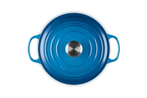 Le Creuset Enameled Cast Iron Signature Round Dutch Oven, 5.5 qt., Cerise