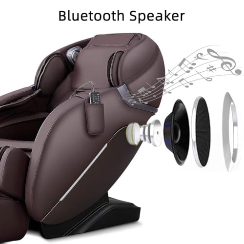 iRest 2025 SL Track Massage Chair Recliner, Full Body Massage Chair with Zero Gravity, Bluetooth Speaker, Airbags, Heating, and Foot Massage
