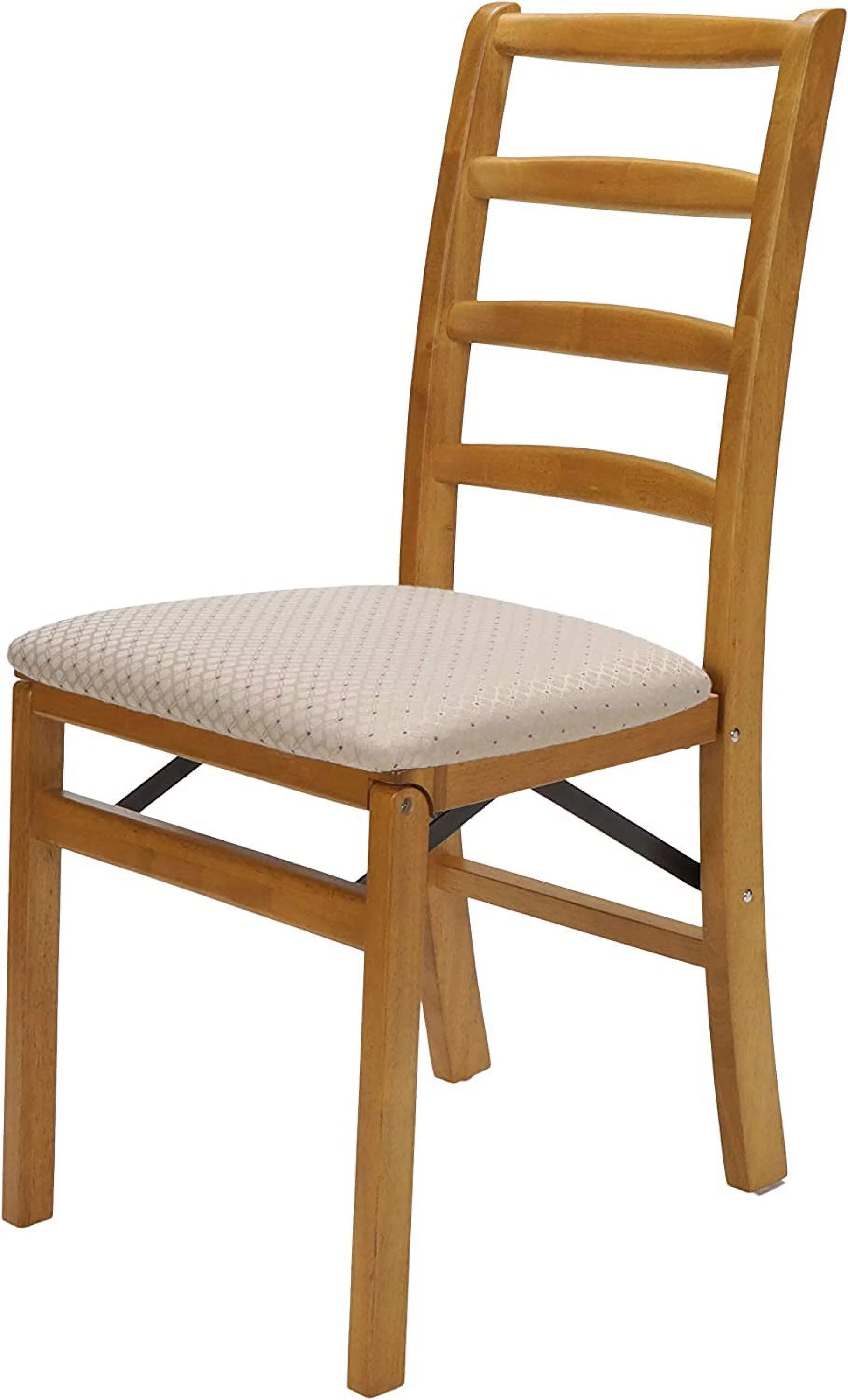 Stakmore Shaker Ladderback Folding Chair Finish, Set of 2, Oak