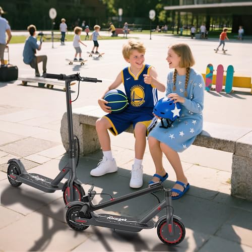 Electric Scooter for Kids 10+, 350W Motor, Max 12Miles Long Range, 19 MPH Max Speed, 8.5" Solid Tire