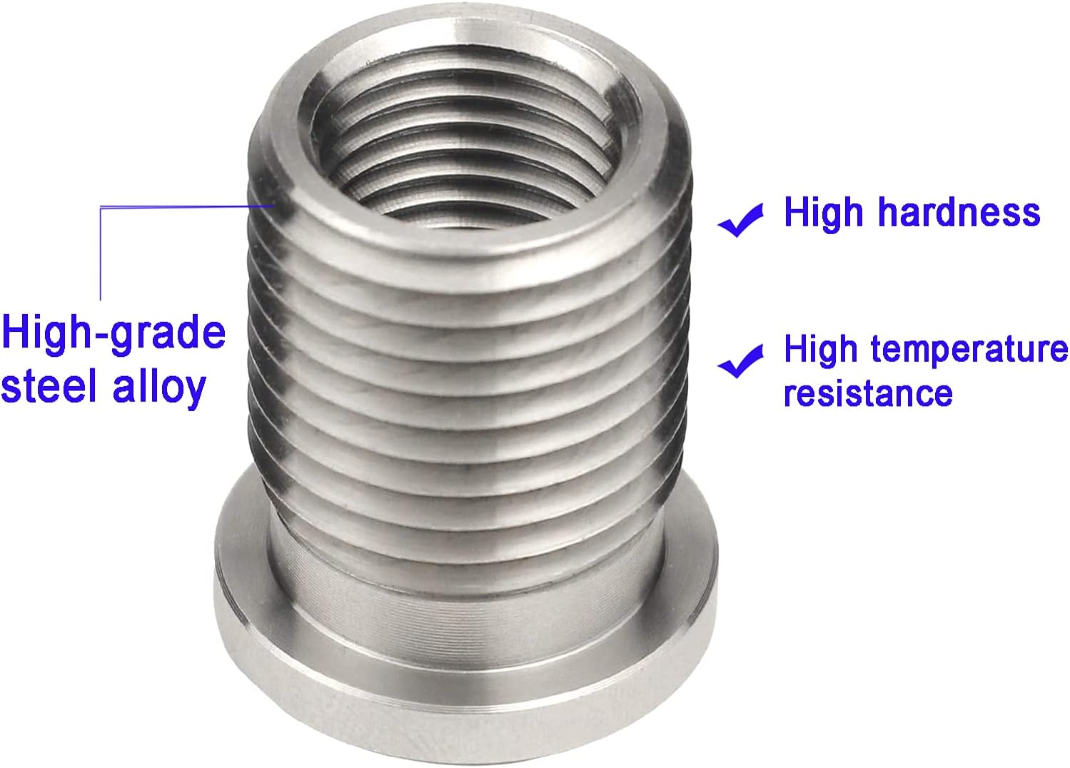 6PCS CAL389-100 14mm Spark Plug Port Insert for Ford Triton 4. 6L/ 5. 4L/ 6.8 V-10 Two Valve Engines 1996-2003