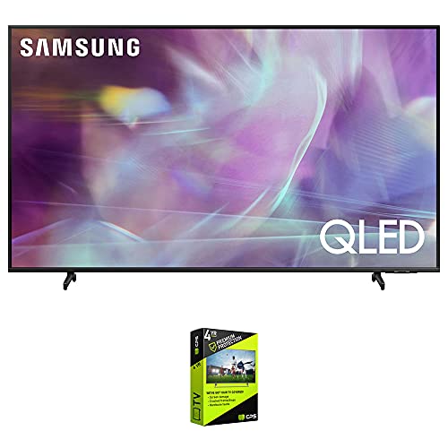 Samsung QLED 4K Smart TV 2021 Bundle with Premium 4 YR CPS Enhanced Protection Pack