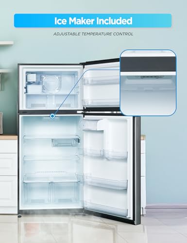 Commercial Cool 11.1 Cu. Ft. Convertible Freezer Refrigerator, Upright Fridge with Glass Shelves, Reversible Door, ENERGY STAR rated, Auto Defrost