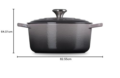 Le Creuset Enameled Cast Iron Signature Round Dutch Oven, 5.5 qt., Cerise