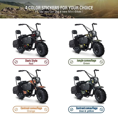 Oryxearth Electric Mini Dirt Bike, 36V Battery 1000W Motor Electrical Powered Motorcycle for Kids, 2 Speeds-15.5MPH/22 MPH, 2 Hanging Bags