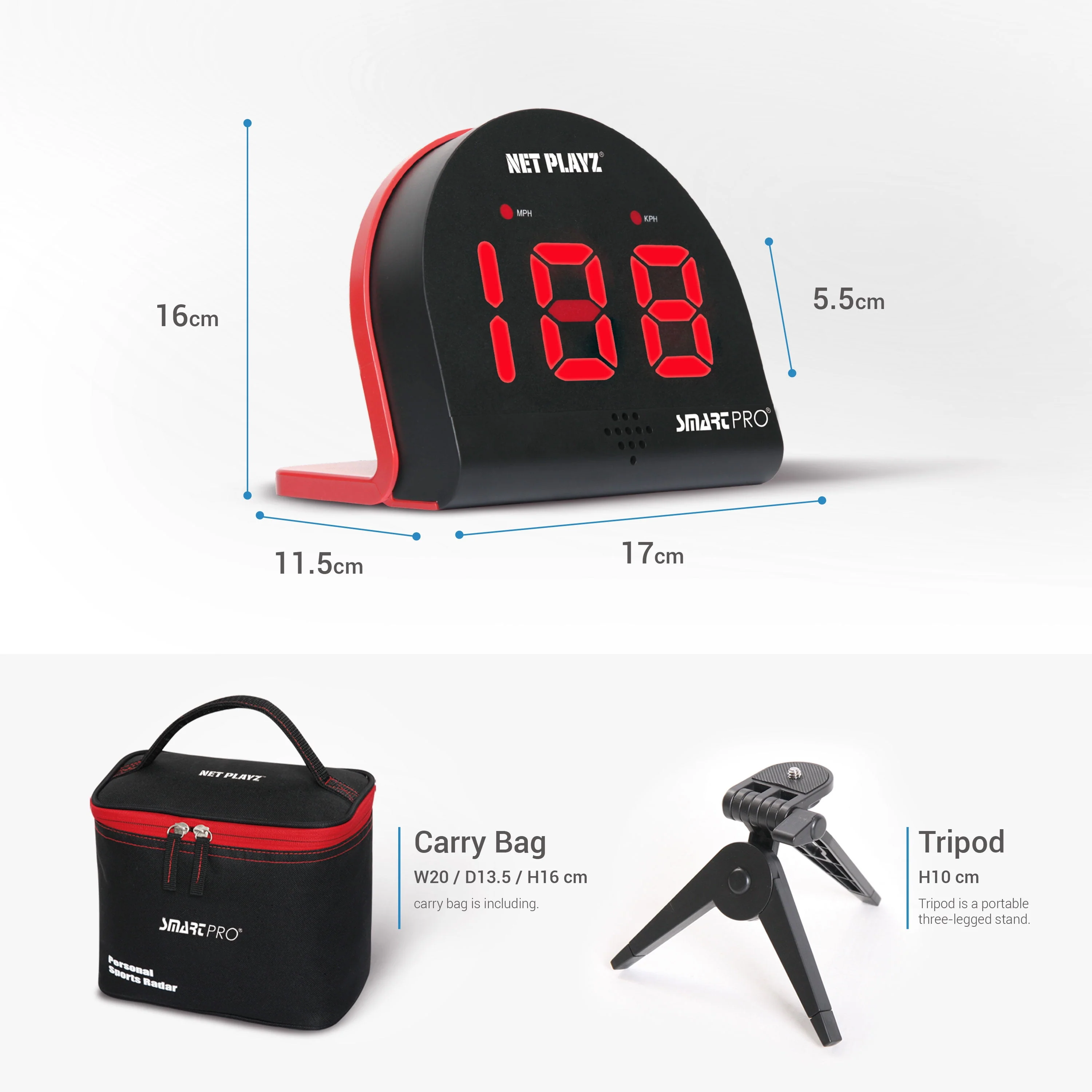 Baseball Radars, Speed Sensors Training Equipment (Hands-Free Radar Guns, Pitching Speed Guns) | Baseball Gifts