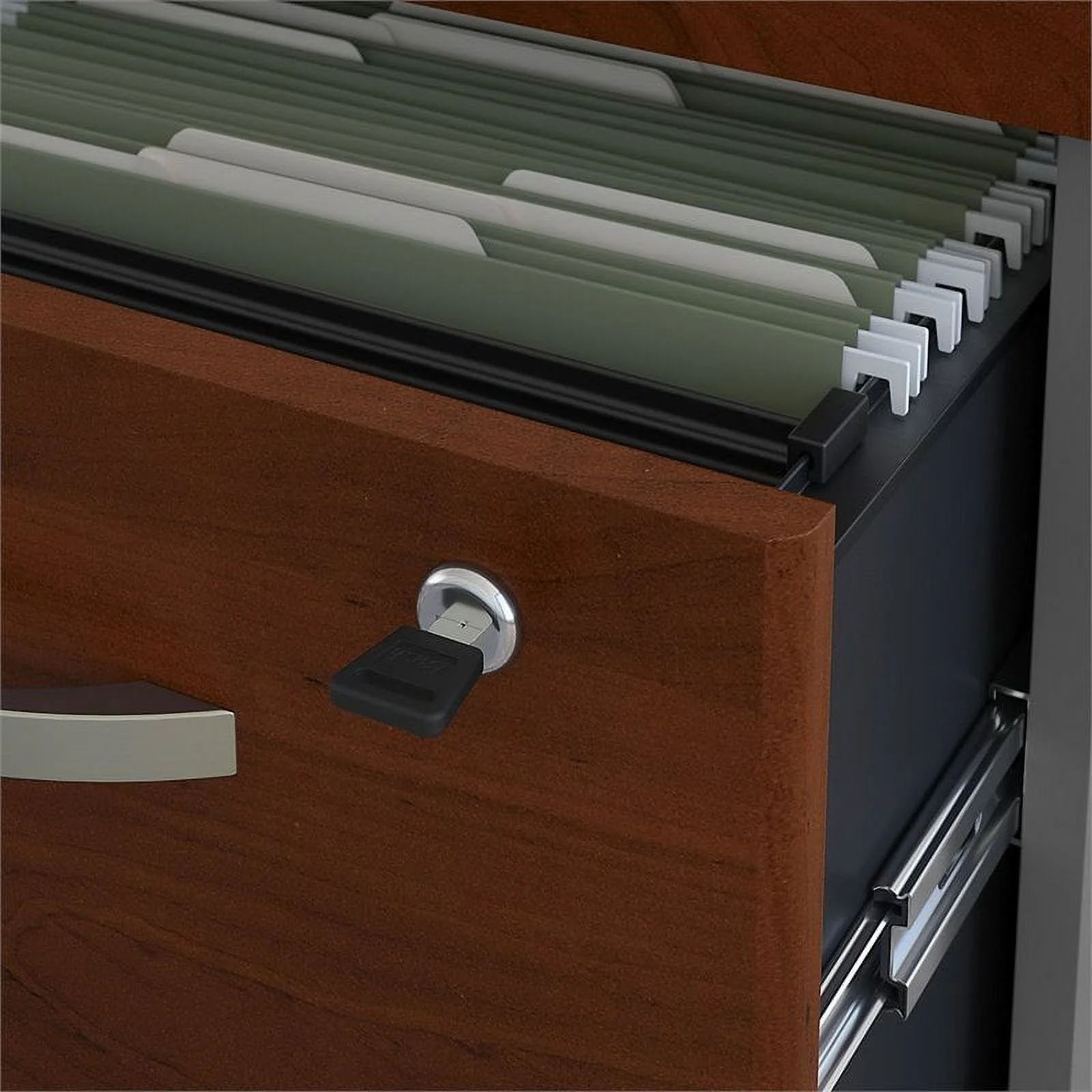 Scranton & Co 72" U-Shaped Desk with Pedestal