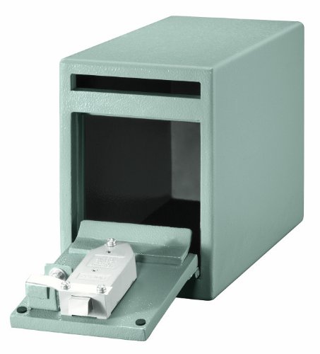 SentrySafe Depository Safe with Dual Key Lock, Steel Drop Slot Safe for Offices and Businesses, Stores Cash Deposits, 0.38 Cubic Feet