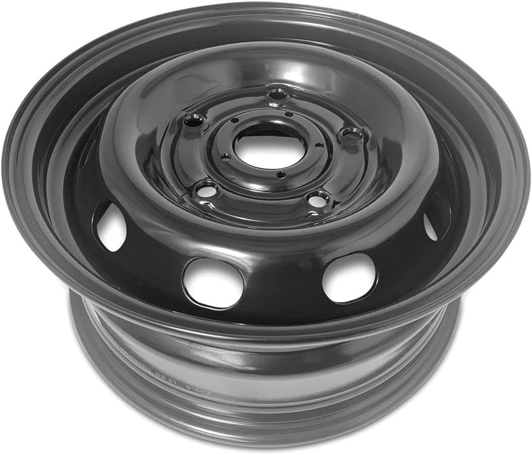 Road Ready Car Wheel for 2015-2021 Ford Transit 150 16 inch 5 Lug Black Steel Rim Fits R16 Tire - Exact OEM Replacement - Full-Size Spare