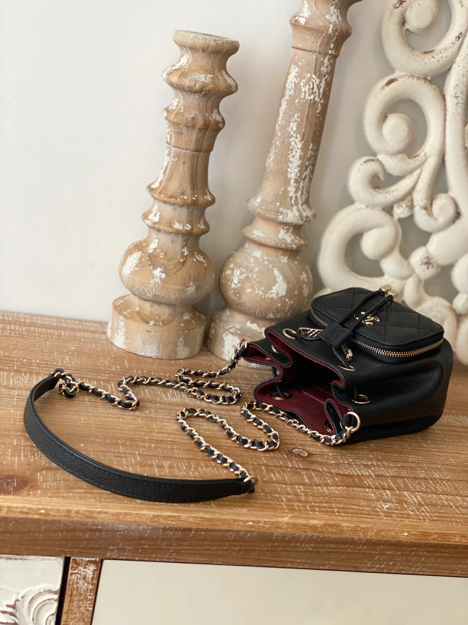 Chanel Mini Bucket Bag With Strap Black For Women, Women&rsquo;s Bags 4.9in/12.5cm