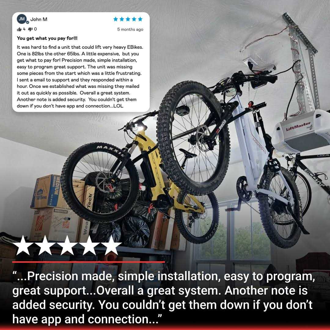 SmarterHome Multi-Bike XL Lifter - Sports Supplies Online Store
