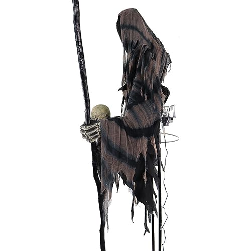 Haunted Hill Farm Motion-Activated 7.5-Ft. Tall Smoldering Ghoul