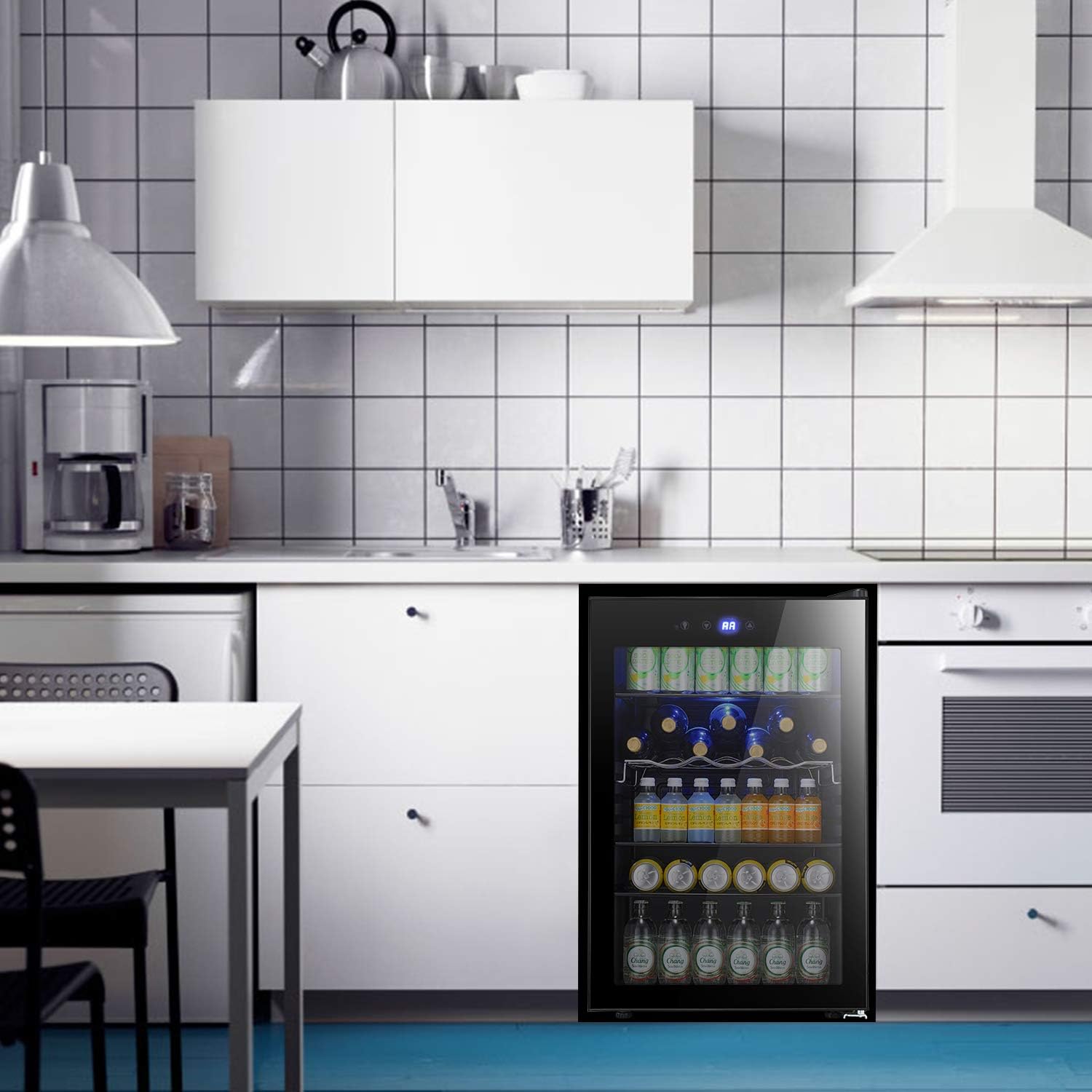 Antarctic Star Beverage Refigerator -120 Can Mini Fridge for Soda Beer or wine,Small Drink Dispenser